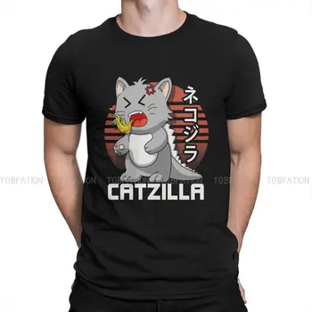 Sunset Anime Cat Lover Повседневная футболка с принтом кошки кошачьей кошки, уличная одежда, футболка для отдыха, мужская футболка, специальная подарочная одежда