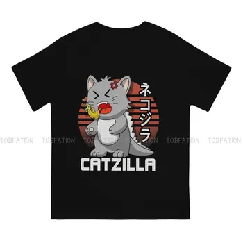 Sunset Anime Cat Lover Повседневная футболка с принтом кошки кошачьей кошки, уличная одежда, футболка для отдыха, мужская футболка, специальная подарочная одежда Изображение 2
