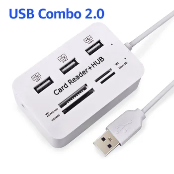 USB 2.0 HUB, устройство для чтения нескольких карт