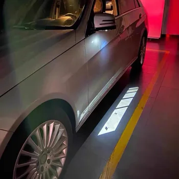 Автоматическая Ковровая Лампа Для Mercedes-Benz C Class W205 E Class W213 GT Welcome Door Зеркало Заднего Вида Для AMG Light Angel Wing Car Decor