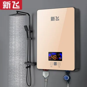 Водонагреватель Xinfei 220V Мгновенный электрический водонагреватель постоянной температуры Бытовая ванна Душ Небольшой нагреватель мгновенного нагрева