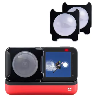 Двойная защита объектива для Insta 360 One RS/R | Защитный чехол для спортивной камеры|Закаленное стекло S Изображение 2