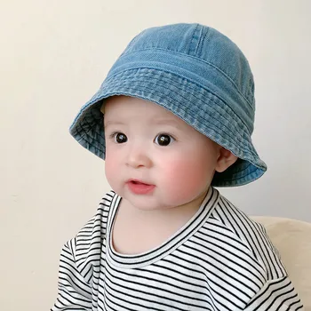 Детская шляпка от 0 до 3 лет, Летняя Осенняя Панама, детская уличная шляпа рыбака от солнца, Пляжные аксессуары, детская шапочка-ведро, детская кепка для девочек и мальчиков