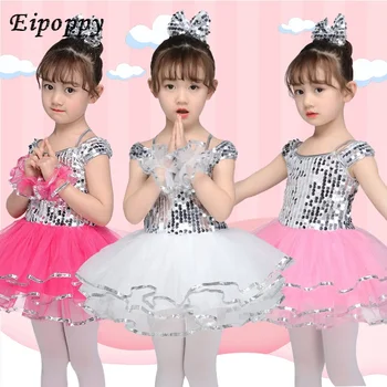Детская юбка для выступлений в стиле Пенгпенг, платье для хора детского сада, танцевальные костюмы для черлидинга Изображение 2