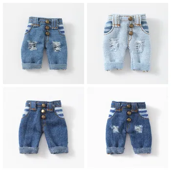 джинсовые брюки ob11 demin, штаны нищего, модные брюки для кукольной одежды 1/12, игрушечная одежда для мальчика и девочки