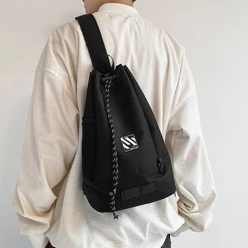 Дизайнерская сумка модного бренда Ins, крутая нагрудная сумка, сумка для отдыха, студенческая сумка, спортивная сумка