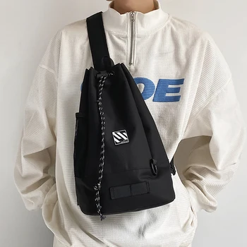 Дизайнерская сумка модного бренда Ins, крутая нагрудная сумка, сумка для отдыха, студенческая сумка, спортивная сумка Изображение 2