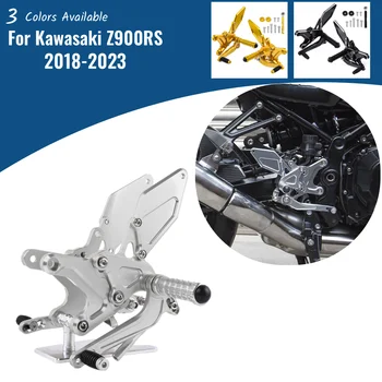 Для Kawasaki Z 900 Z900 RS Z900RS SE Cafe ABS 2018-2024 Регулировка Подножек Мотоцикла Rider Задний Набор Задних Подножек Подставки Для Ног