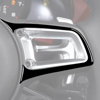 Для Porsche Boxster Cayman 718 982 2016-2022 Внешняя отделка рулевого колеса Пианино Черный Аксессуары для украшения интерьера автомобиля Sticke Изображение 2