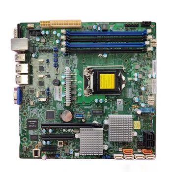 Для материнской платы Supermicro Server Micro-ATX Чипсет LGA1151 C232 поддерживает E3-1200 v6/v5 7-й/6-й серии i3 X11SSL-CF Изображение 2
