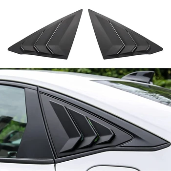 Жалюзи на задние боковые стекла Треугольные стеклянные жалюзи для Honda Civic Седан 11Th 2022 2023 - ABS