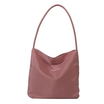 Женская сумочка, простая модная сумка для переноски, сумка для подмышек, Универсальные сумки через плечо, сумка для подмышек, однотонные сумки-тоут 517D