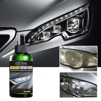 Жидкость для восстановления автомобильных фар, лампа для полировки автомобильных фар, 150 мл жидкости для полировки, средство для ремонта царапин C5S9 Изображение 2