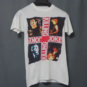 Классическая футболка Killing Joke band Для мужчин и женщин, тяжелая хлопковая футболка 90-х, NH4538