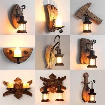 Классические ретро настенные светильники SOURA, бра в стиле лофт, светодиодные лампы, светильники для украшения домашнего бара и кафе