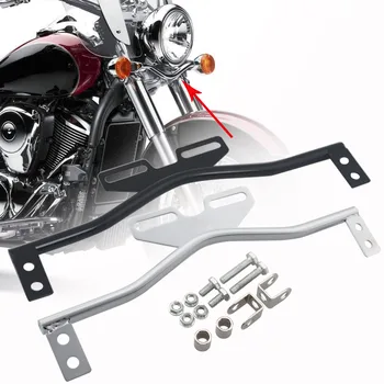 Кронштейн фонаря мотоцикла Планка Противотуманных фар для вождения Кронштейн указателя поворота для Harley Honda Yamaha Cafe Racer Chopper