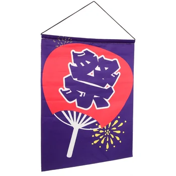Летние декоративные занавески Подвесной баннер Открывающиеся флаги Японская и корейская столовая Декоры Ткань