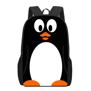 Милый Мультяшный Пингвин С 3D Принтом, Детские Школьные Сумки, Детский Рюкзак Для Девочек И Мальчиков, Студенческие Сумки Для Книг, Рюкзак Большой Емкости