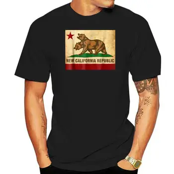 Модная мужская футболка 2022 года, новая футболка California Republic, 100% хлопок