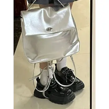 Модные женские сумки Y2k, эстетичные, простые, большой емкости, повседневные универсальные школьные сумки для студентов, Корейский водонепроницаемый рюкзак