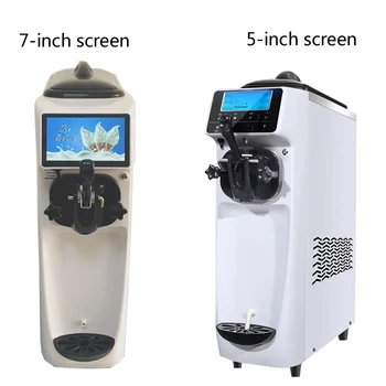 Настольная мини-машина для мягкого мороженого One Flavor, интеллектуальная машина для мороженого с сенсорным экраном, машина для приготовления замороженного йогурта Изображение 2