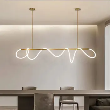 Настольная светодиодная лампа Nordic minimalist art ресторанная люстра постмодернистский минималистский дизайнерский офис