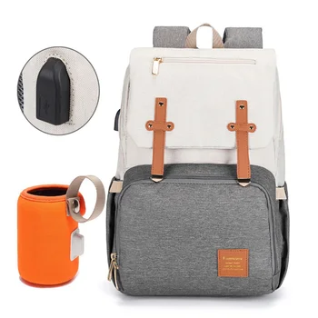 Новая сумка для подгузников для мамы, детская коляска, зарядка через USB, водонепроницаемая Оксфордская женская сумка, рюкзак для подгузников для беременных, рюкзак для путешествий, s
