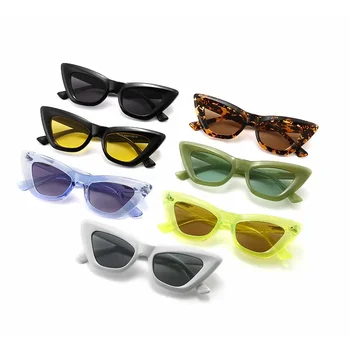 Новые модные солнцезащитные очки в маленькой оправе 