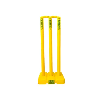 Пластиковый желтый пенек для крикета, 3 сетки, 2 пакета, набор пенек на 1 базу
