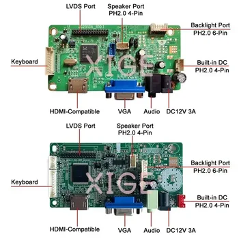 Плата контроллера Драйвера матрицы Подходит Для CLAA154WB03 CLAA154WB04 HDMI-Совместимый ЖК-экран 1CCFL 1280*800 VGA Тестовый комплект DIY 30-Контактный LVDS Изображение 2