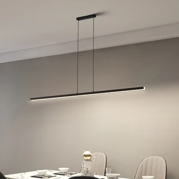Подвесные светильники на светодиодном шнуре, современная люстра для ресторана, обеденный стол, гостиная, Подвесной светильник для дома, освещение в помещении Изображение 2