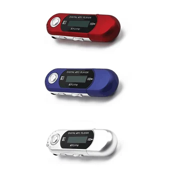 Портативный USB-MP3-плеер с цифровым ЖК-экраном, мини-накопитель 4G / 8G, перезаряжаемый MP3-плеер с функцией FM-радио Изображение 2