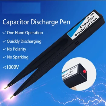 Ручка для разряда конденсатора с быстрой разрядкой, инструмент для ремонта высокого напряжения 1000 В, разрядник для электронной безопасности Intelligent Изображение 2