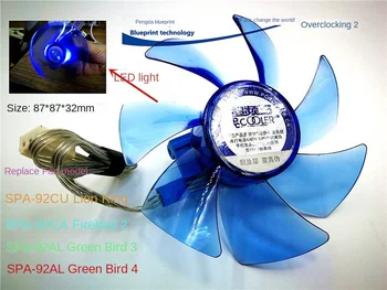 Сверхчастотный вентилятор с тремя ЛЬВАМИ Firebird 2 Bluebird 3 4 12V 87 * Mm775/1155/AMD