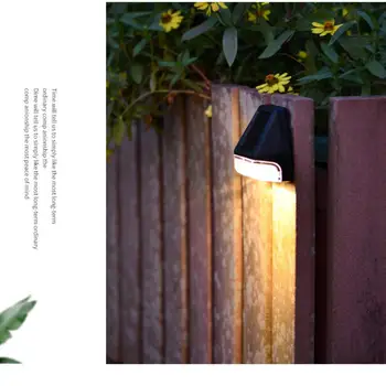 Солнечный свет наружный уличный настенный светильник датчик движения светильник на солнечной батарее солнечный свет водонепроницаемый для домашнего садового освещения Изображение 2