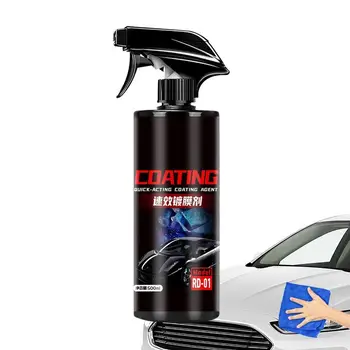 Средство для нанесения покрытия Car Crystal Coating Agent 500 мл, покрытие для автомобилей, автомобильный воск, спрей-полироль, восстанавливающее покрытие от царапин