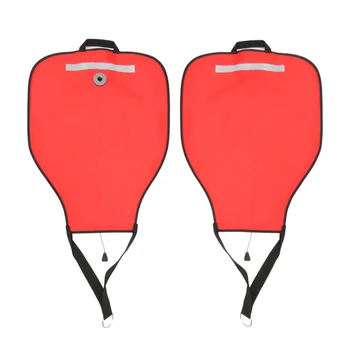 Сумка для спасательных работ под водой с маской и трубкой, спасательный мешок на шнурке, красный Изображение 2