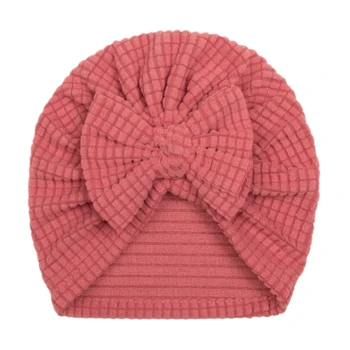 Теплая шапка-тюрбан, шапочки-бини, головные уборы, модная повязка на голову, капор для новорожденных