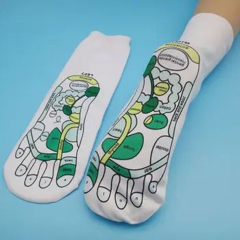 Усталый массажист Полная Иллюстрация на английском Хлопчатобумажные носки для точечного массажа стоп Носки для рефлексотерапии Стоп Точечные носки для ног Физиотерапевтический Массаж