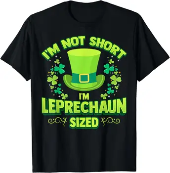 Футболка с ирландским лепреконом, короткая футболка с трилистником, футболка с кляпом