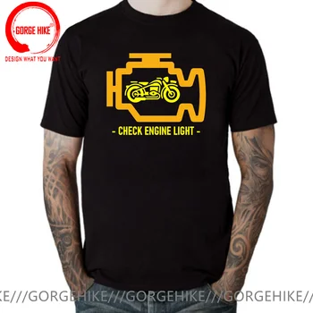Футболка с надписью Check Engine Rennfahrer Petrol Head Fun Auto Liebe Racer Driver Футболка С Принтом Автомобиля Повседневная Удобная Футболка Camisetas Cool