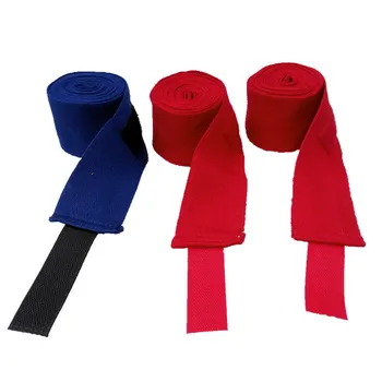 Хлопчатобумажная боксерская повязка 3 м / 2,5 м Для соревнований по мужскому и женскому боксу, защитные повязки для тайского бокса Sanshou Fighter, обертывающие повязки Изображение 2