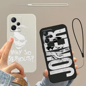Чехол Для Телефона Jokers Cool Art Для Xiaomi Redmi Note 9S 9T 9 8T 8 7S 7 6 5 Pro Max 2021 Liquid Rope Funda Cover
