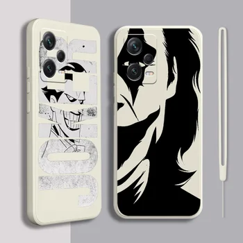 Чехол Для Телефона Jokers Cool Art Для Xiaomi Redmi Note 9S 9T 9 8T 8 7S 7 6 5 Pro Max 2021 Liquid Rope Funda Cover Изображение 2